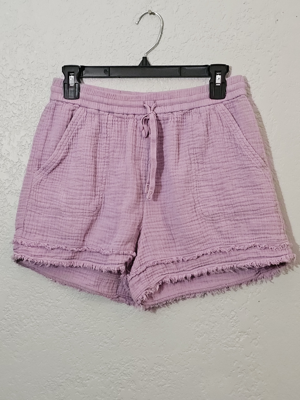 Anthropologie Saturday Sunday Lavender High-Waist Gauze Lounge Shorts Womens S